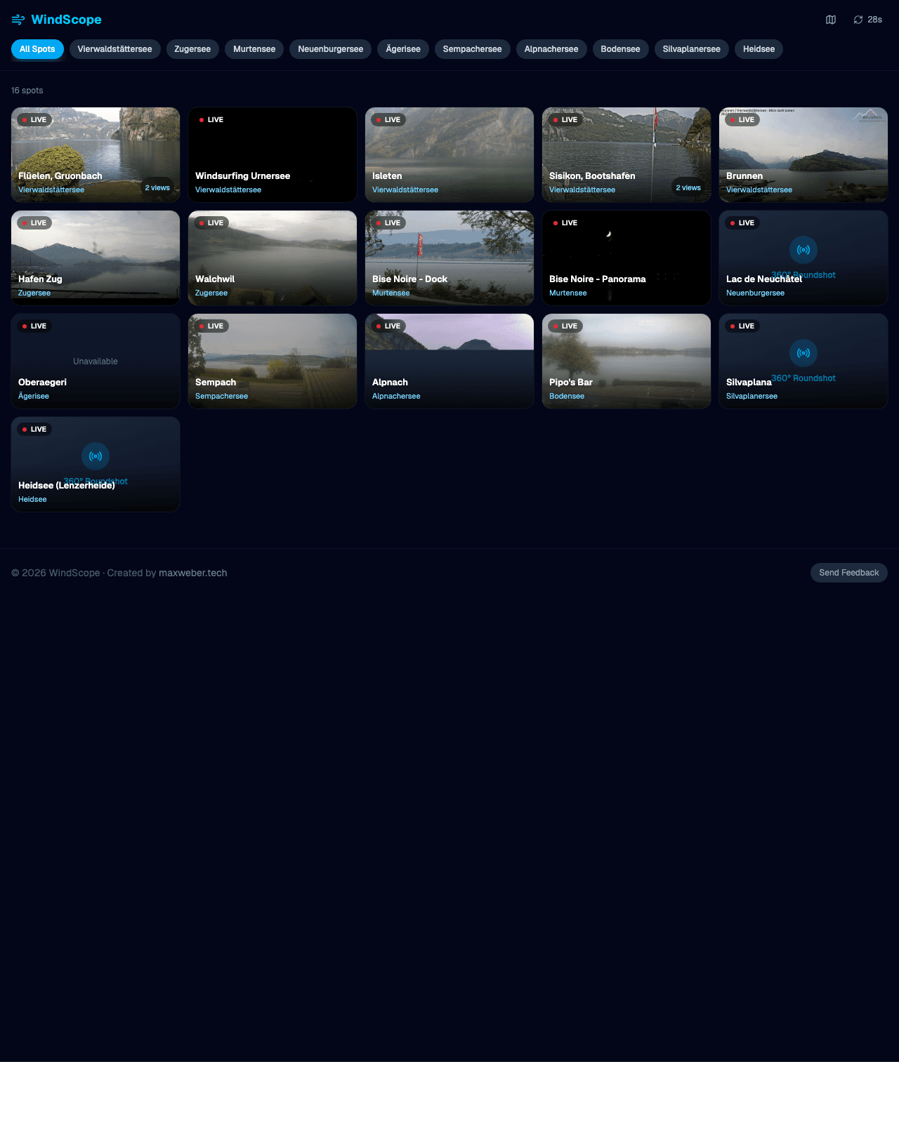 Vorschau der Website WindScope
